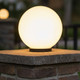 Marine Grade Pillar Light 200mm Black with Opal Sphere E27 Marine Grade Pillar Light 200mm Black with Opal Sphere E27